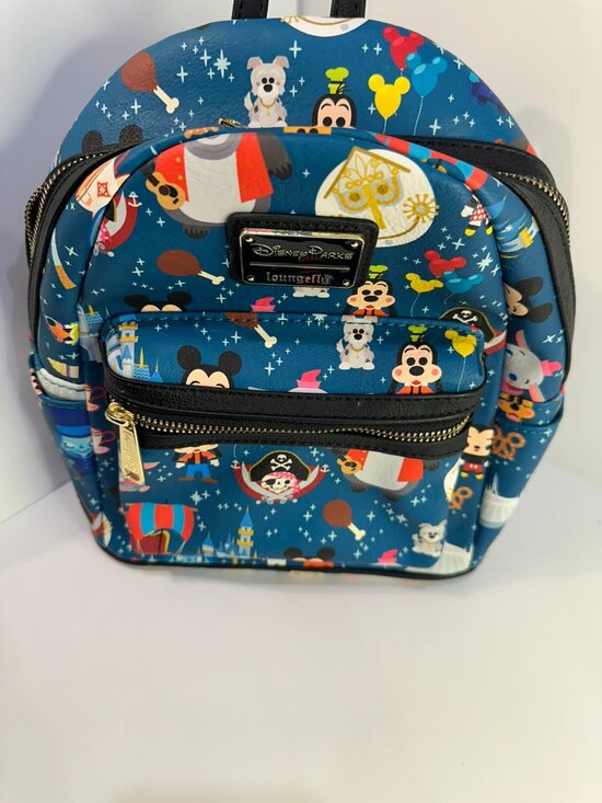 Loungefly Disney Character Print Mini Backpack Mickey Friends main image 4
